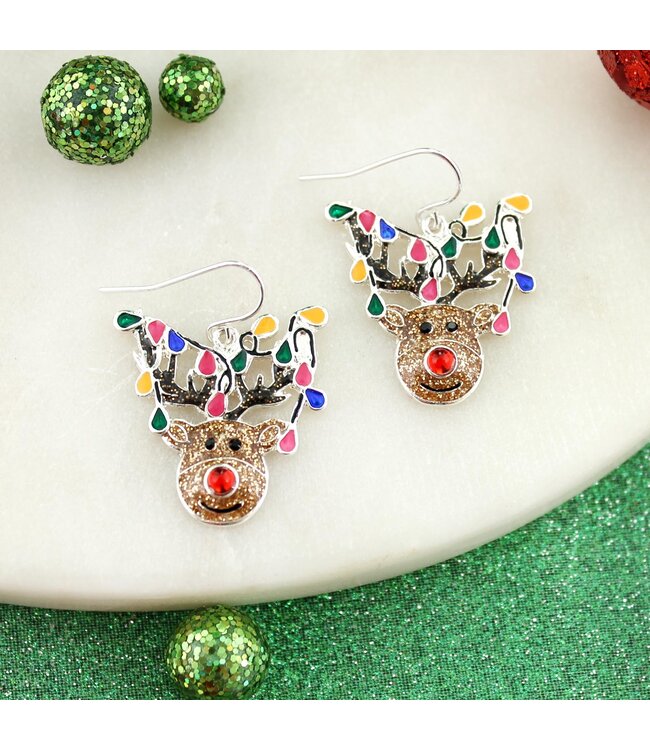 SEASONS JEWELRY REINDEER EARRINGS