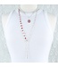 SEASONS JEWELRY OHIO STATE LOGO PAPERCLIP CHAIN NECKLACE