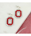 SEASONS JEWELRY OHIO STATE CRYSTAL LOGO EARRINGS