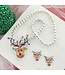 SEASONS JEWELRY WHIMSICAL REINDEER PIN/PENDANT