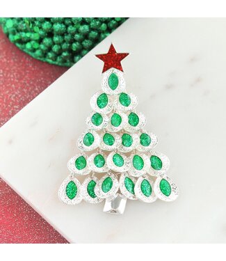 SEASONS JEWELRY ENAMEL DANGLE TREE PENDANT