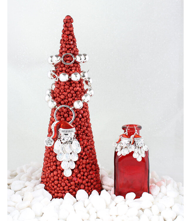 SEASONS JEWELRY DANGLE SANTA  BEARD PENDANT