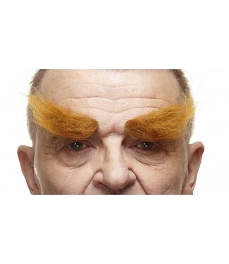 MUSTACHES EYEBROWS RED