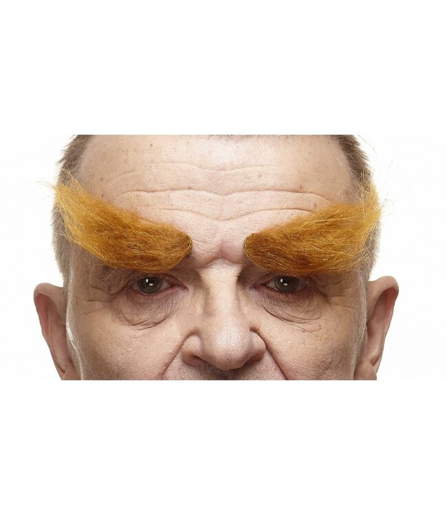 MUSTACHES EYEBROWS RED