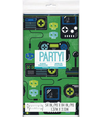 UNIQUE INDUSTRIES INC Gamer Birthday Table Cover 54in X 84in