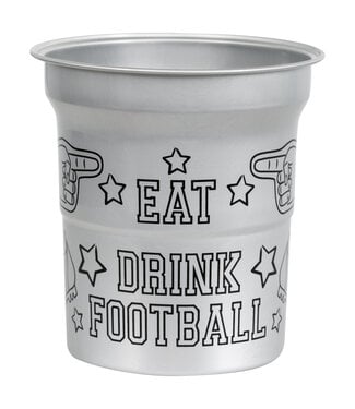 UNIQUE INDUSTRIES INC Game Face Football  Tumblers - 16oz - 4 Count
