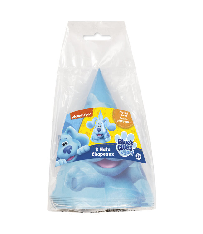 UNIQUE INDUSTRIES INC Blues Clues Cone Hats - 8 Count