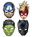 UNIQUE INDUSTRIES INC Avengers Party Masks - 8 Count