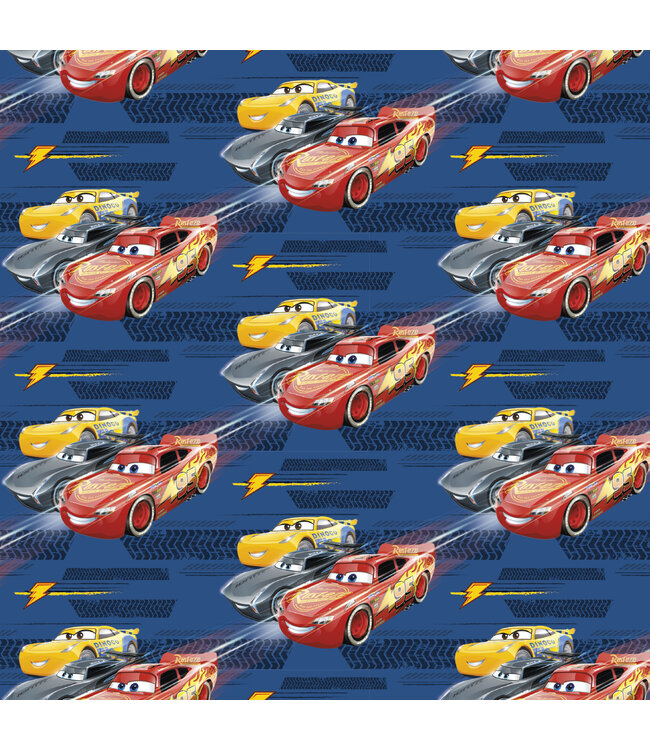 UNIQUE INDUSTRIES INC 30in X 5ft Cars 3, Gift Wrap
