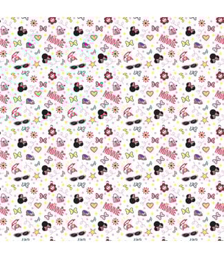 UNIQUE INDUSTRIES INC 30inx 5ft Minnie Mouse Gift Wrap