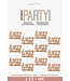 UNIQUE INDUSTRIES INC Glitz Rose Gold Hanging Swirl "Happy Birthday" Decorations, 6 Count
