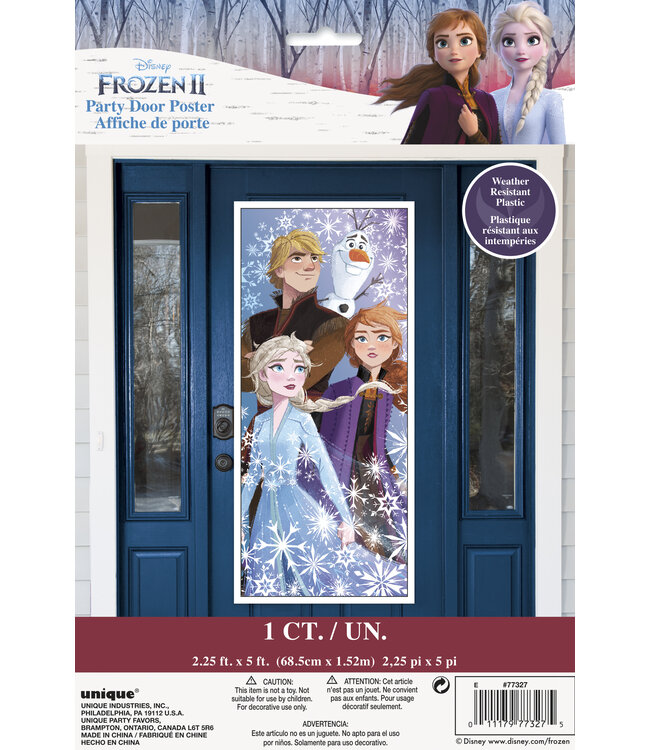 UNIQUE INDUSTRIES INC Frozen 2 Door Poster 27in X 60in