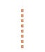 UNIQUE INDUSTRIES INC Glitz Rose Gold Hanging Swirl "16" Decorations, 6 Count