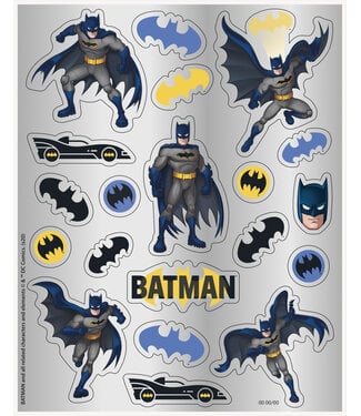 UNIQUE INDUSTRIES INC 80CT STICKERS BATMAN