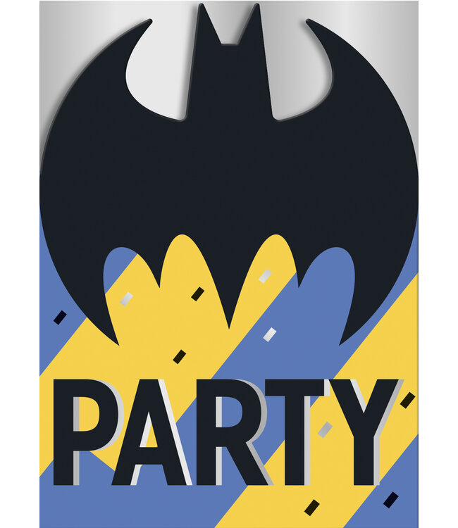 UNIQUE INDUSTRIES INC 8CT INVITES BATMAN