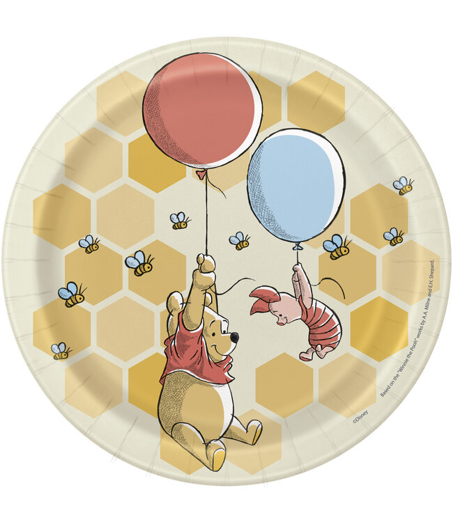 UNIQUE INDUSTRIES INC 8CT 7in WINNIE THE POOH