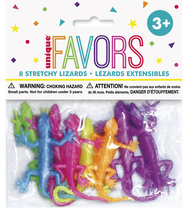 UNIQUE INDUSTRIES INC 8CT STRETCHY CRITTERS