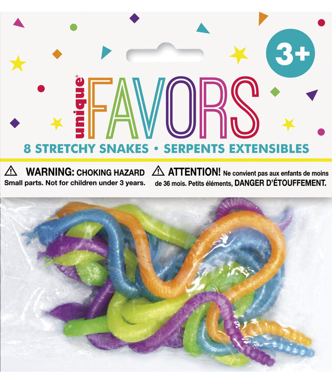 UNIQUE INDUSTRIES INC 8CT STRETCHY CRITTERS