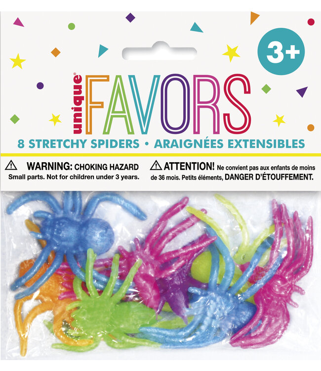 UNIQUE INDUSTRIES INC 8CT STRETCHY CRITTERS