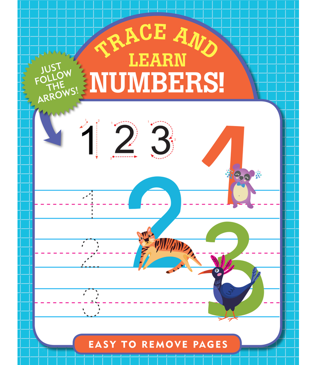 PETER PAUPER PRESS Trace and Learn Numbers Workbook