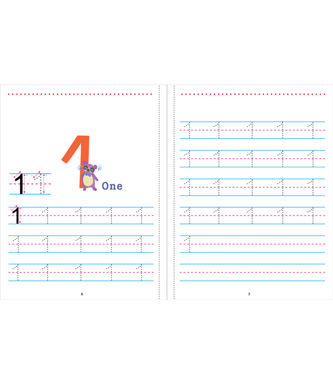 PETER PAUPER PRESS Trace and Learn Numbers Workbook