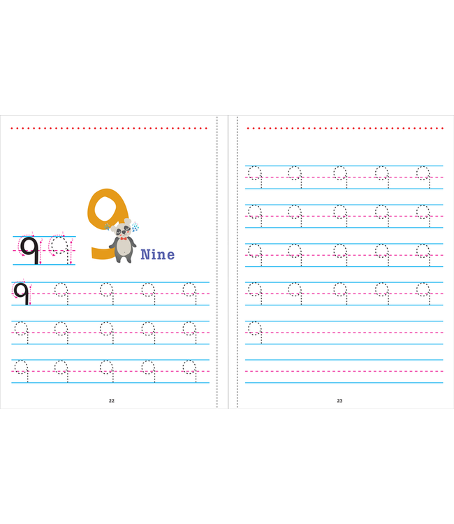 PETER PAUPER PRESS Trace and Learn Numbers Workbook