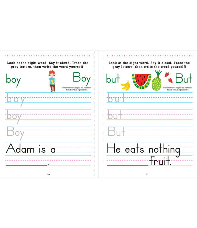 PETER PAUPER PRESS Trace and Learn Sight Words Workbook