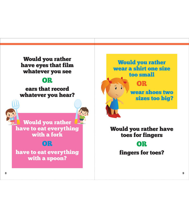 PETER PAUPER PRESS Would You Rather? Book