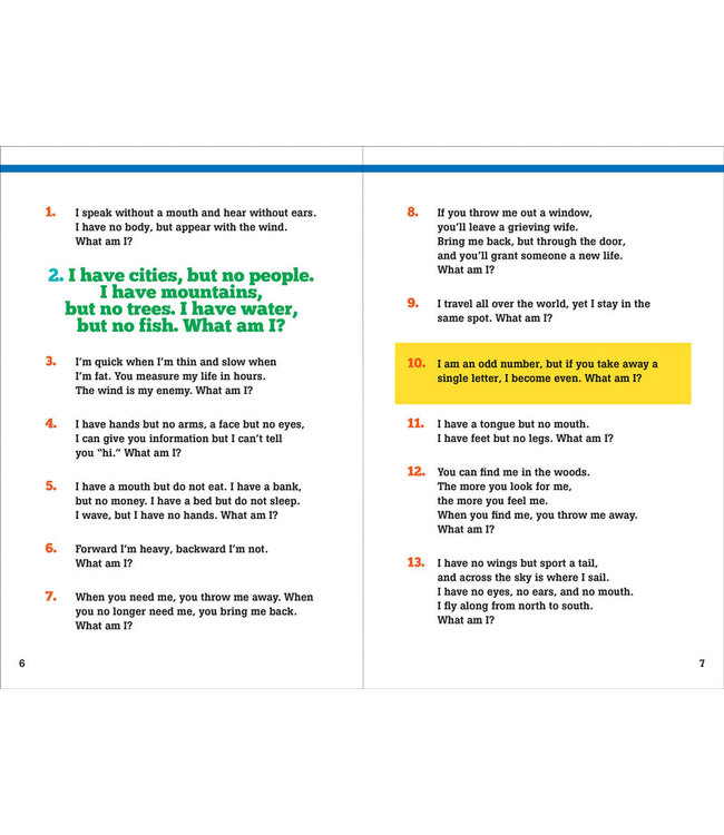 PETER PAUPER PRESS 500 Riddles for Clever Kids Book