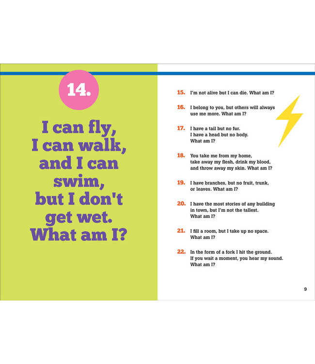 PETER PAUPER PRESS 500 Riddles for Clever Kids Book