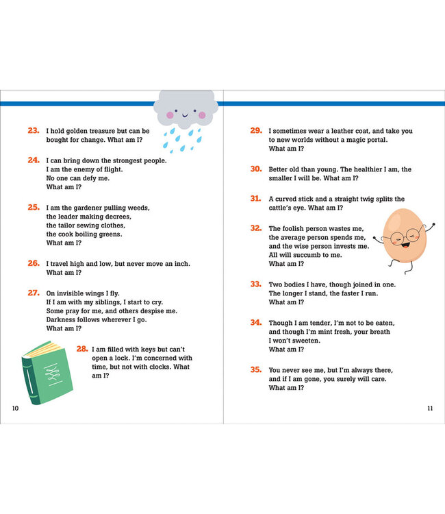 PETER PAUPER PRESS 500 Riddles for Clever Kids Book