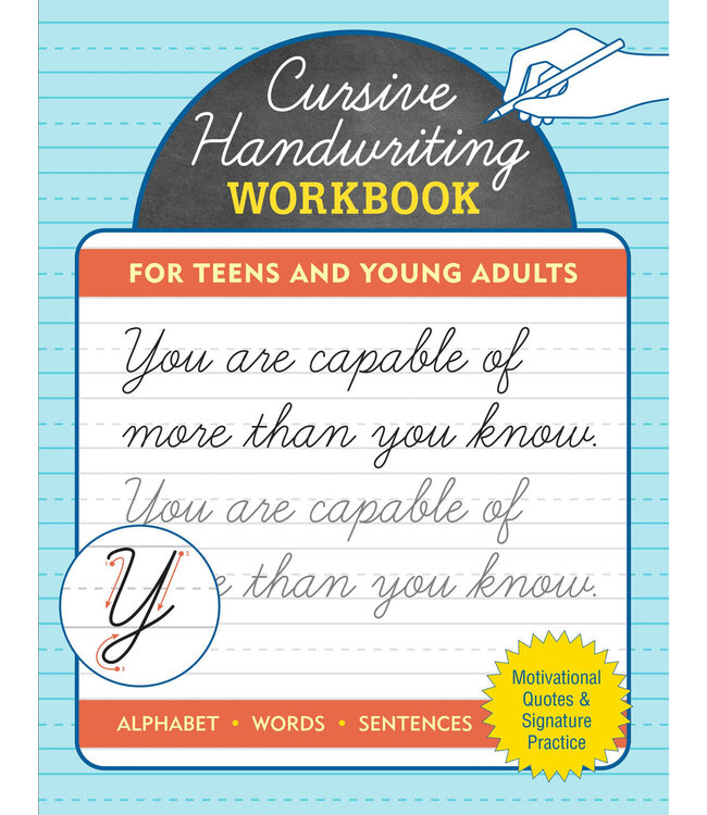 PETER PAUPER PRESS Cursive Handwriting Workbook