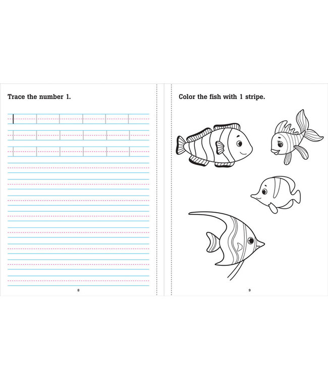 PETER PAUPER PRESS Preschool Math Workbook