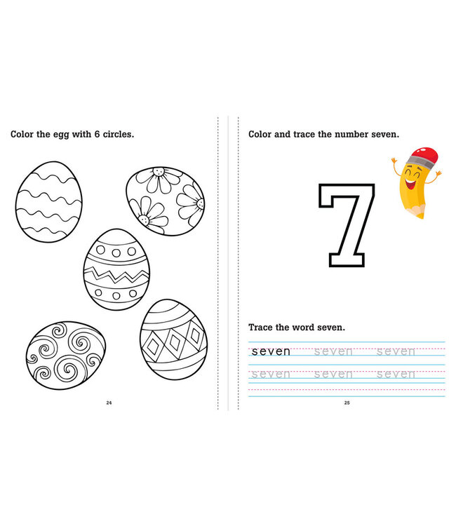 PETER PAUPER PRESS Preschool Math Workbook