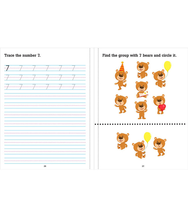 PETER PAUPER PRESS Preschool Math Workbook