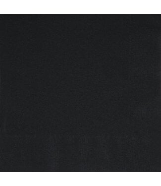 UNIQUE INDUSTRIES INC Midnight Black Beverage Napkins - 100 Count