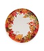 CASPARI HARVEST GARLAND WHITE - DINNER PLATES