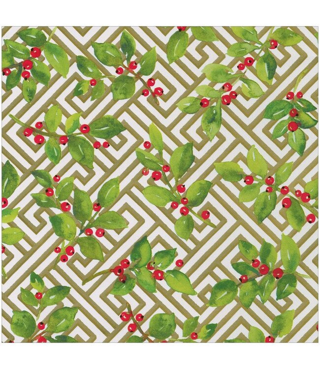 CASPARI HOLLY AND FRETWORK - ROLL WRAP 30 INCH X 8FT-2 INCH CORE