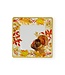 CASPARI WOODLAND TURKEY  SQ - SALAD/DESSERT PLATES SQUARE