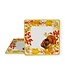 CASPARI WOODLAND TURKEY  SQ - SALAD/DESSERT PLATES SQUARE