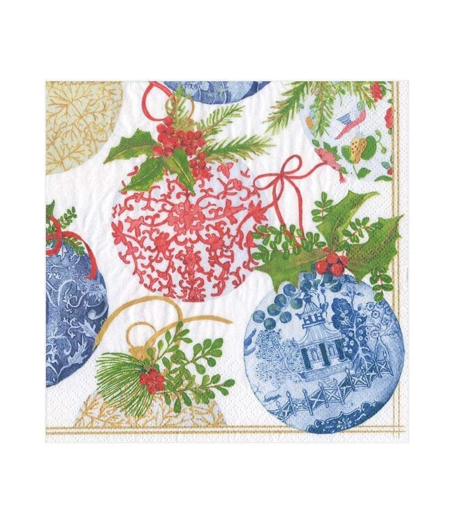 CASPARI PORCELAIN ORNAMENTS - NAPKIN LUNCHEON