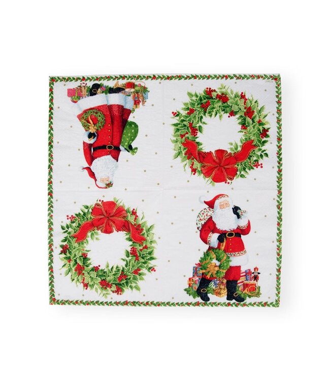 CASPARI JOLLY ST. NICK - NAPKIN LUNCHEON