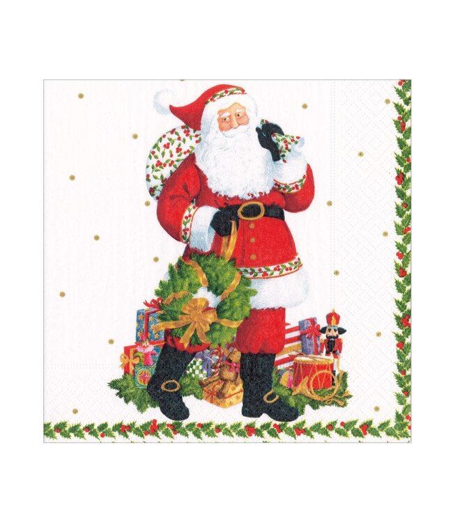 CASPARI JOLLY ST. NICK - NAPKIN LUNCHEON