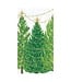 CASPARI CHRISTMAS TREES WITH LIGHTS - GUEST TOWEL