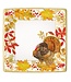 CASPARI WOODLAND TURKEY  SQ - DINNER PLATES SQUARE