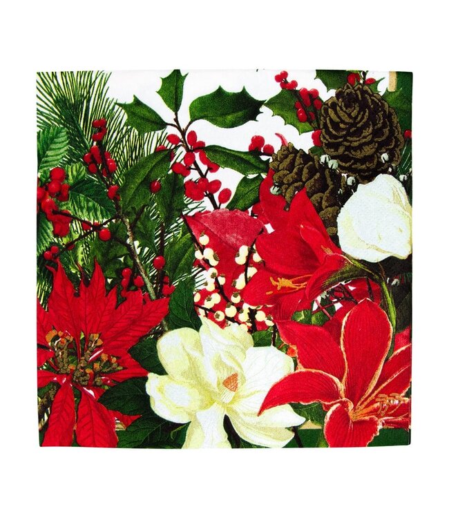 CASPARI CHRISTMAS GARDEN - NAPKIN LUNCHEON