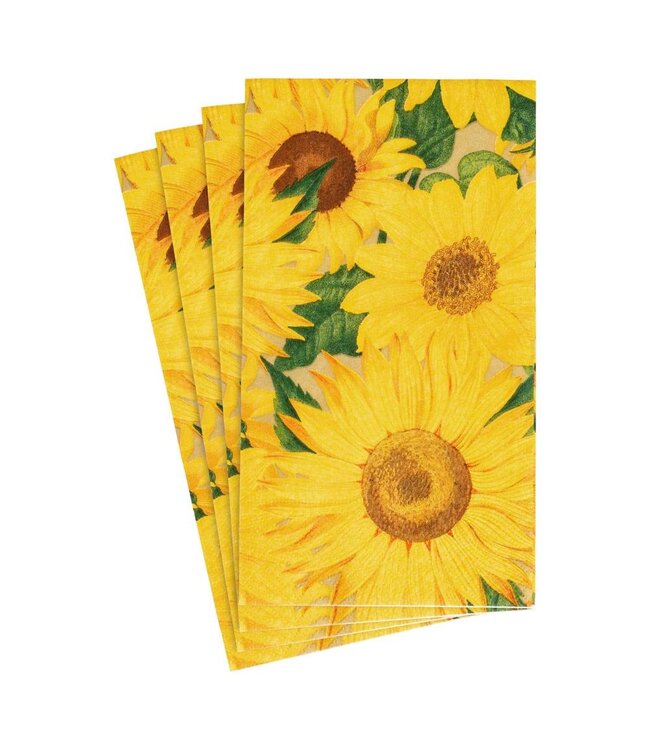 CASPARI SUNFLOWERS - GUEST TOWEL