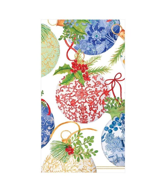 CASPARI PORCELAIN ORNAMENTS - GUEST TOWEL