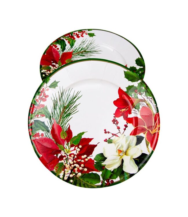 CASPARI CHRISTMAS GARDEN - SALAD/DESSERT PLATES