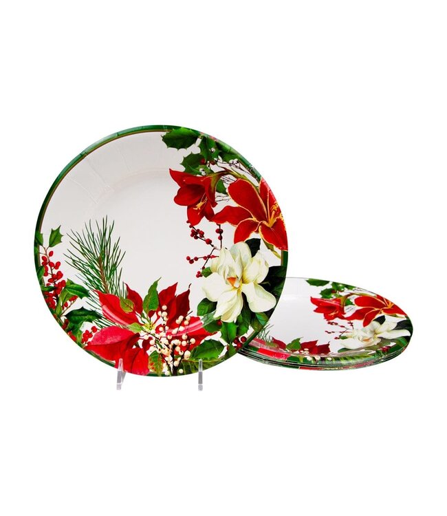 CASPARI CHRISTMAS GARDEN - SALAD/DESSERT PLATES